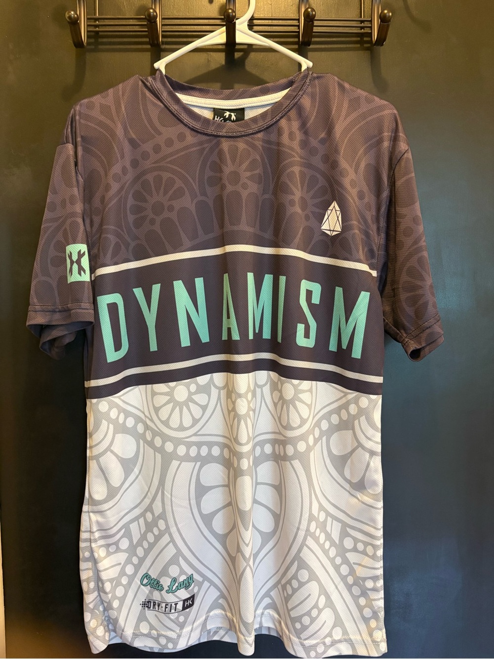 HK Army Men’s Paintball Shirt Large Dynamism Journey Oliver “Ollie” Lang Dri Fit
